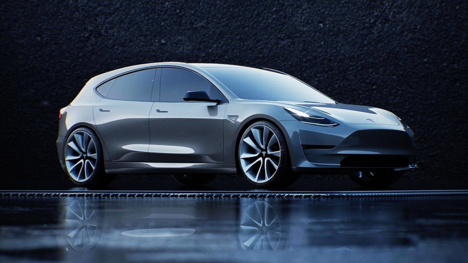 Handvest solidariteit Arabisch Wordt dit de nieuwe Tesla Model 3 hatchback?